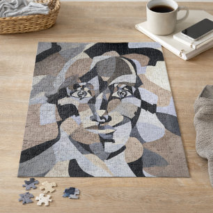 Abstract Cubism Figurative Geometric Jigsaw Puzzle