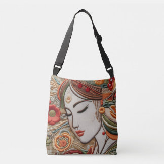 Abstract, Cubism, Modern Art, Cross-Body Bag