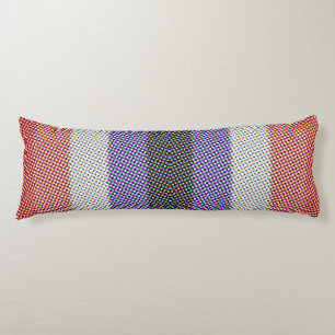 Abstract Cupioromantic Pride Flag  Body Cushion