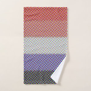 Abstract Cupioromantic Pride Flag Hand Towel