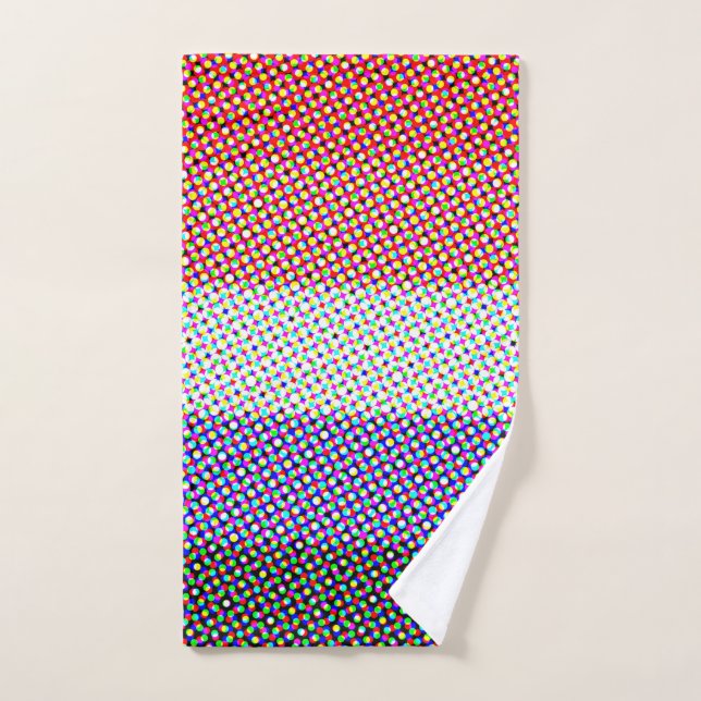 Abstract Cupioromantic Pride Flag  Hand Towel (Hand Towel)
