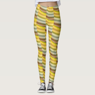 Abstract Curly Wave Pattern #2 Leggings