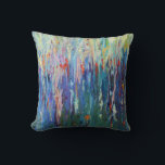 Abstract cute elegant beautiful pattern oil paint cushion<br><div class="desc">Abstract cute elegant beautiful pattern oil paint - printed from an beautiful original handpainted oil abstract painting. The painting is heavy textured, visible brush strokes - art prints on various materials. A great gift idea to brighten up your home. Also buy this artwork on phone cases, apparel, mugs, pillows and...</div>