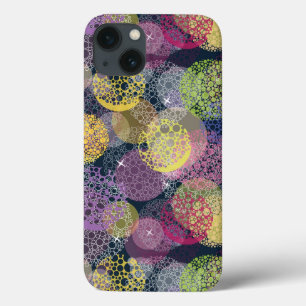 Abstract Cute Polka Dot Circle iPhone 13 Case