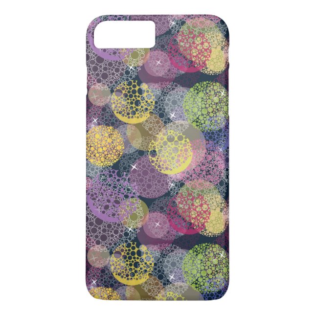 Abstract Cute Polka Dot Circle Case-Mate iPhone Case (Back)