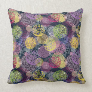 Abstract Cute Polka Dot Circle Cushion