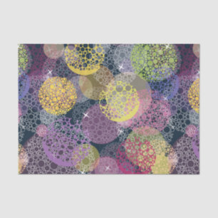 Abstract Cute Polka Dot Circle Tissue Paper