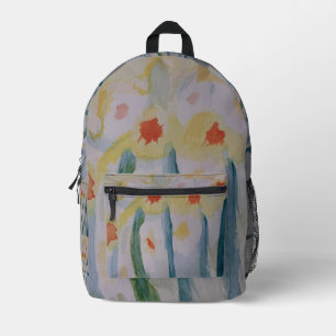 Abstract Daffodils Backpack