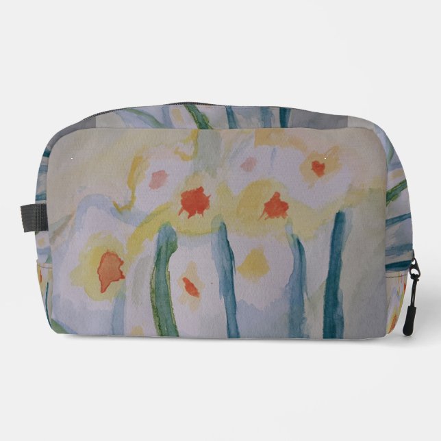 Abstract Daffodils Dopp Kit (Front)