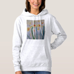 Abstract Daffodils Hoodie