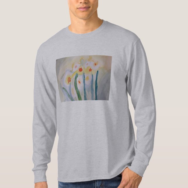 Abstract Daffodils T-Shirt (Front)
