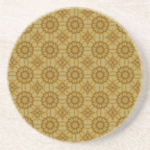 Abstract Daisies #2 Coaster