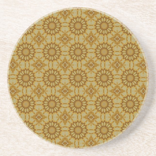 Abstract Daisies #2 Coaster (Front)