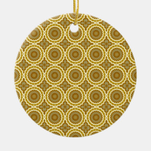 Abstract Daisies Ceramic Tree Decoration
