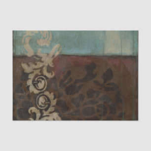 Abstract Damask Tapestry by Jennifer Goldberger Tissue Paper