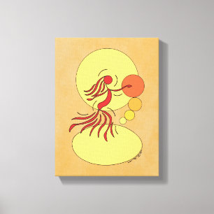 Abstract Dancer Canvas Print