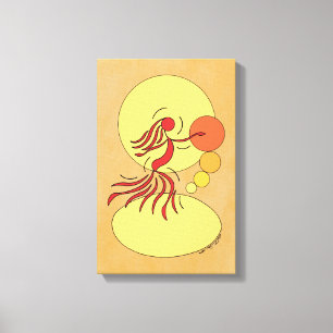 Abstract Dancer Canvas Print