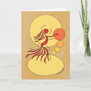 Abstract Dancer Card