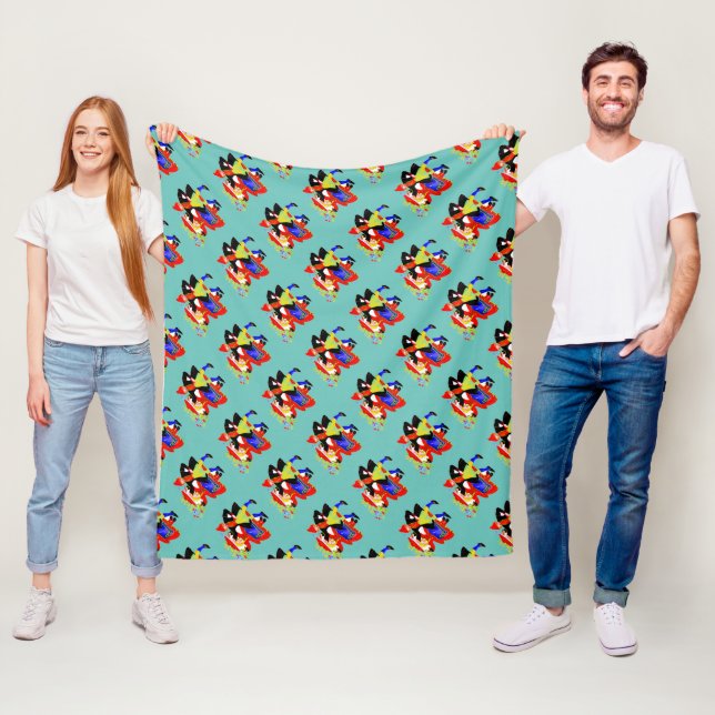 Abstract  Days Fleece Blanket (In Situ)