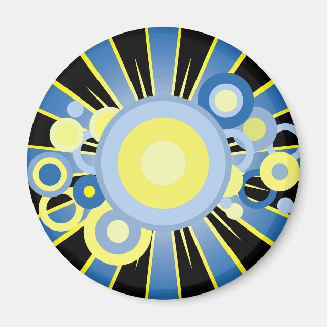 Abstract decoration magnet (Front)