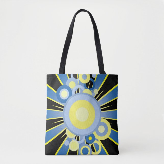 Abstract decoration tote bag (Front)