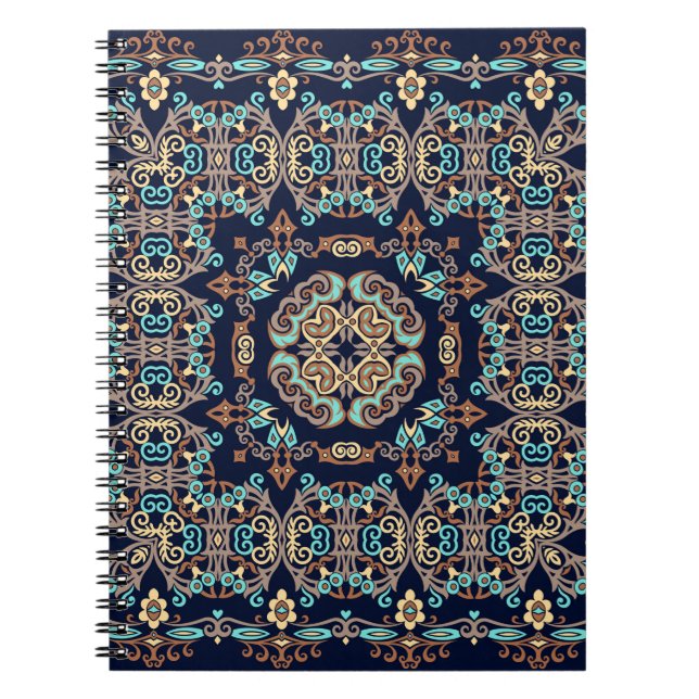 abstract decorative ethnic ornamental illustration notebook (Front)