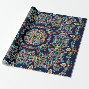abstract decorative ethnic ornamental illustration wrapping paper