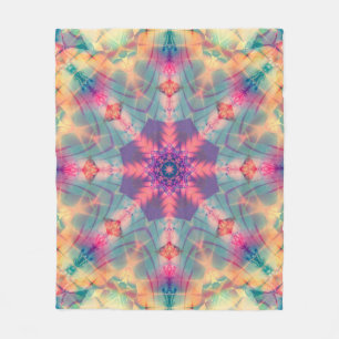 Abstract decorative multicolored texture. Bright f Fleece Blanket