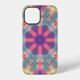 Abstract decorative multicolored texture. Bright f iPhone 12 Case