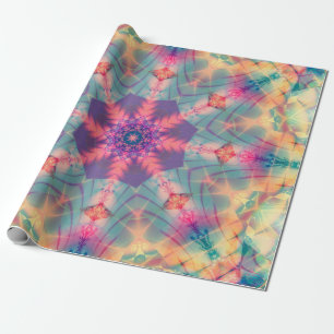 Abstract decorative multicolored texture. Bright f Wrapping Paper