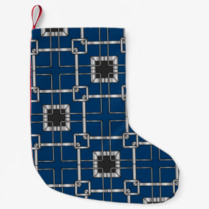 Abstract decorative vintage texture. Illustration, Small Christmas Stocking