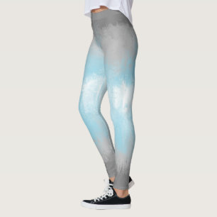 Abstract Demiboy Pride Flag   Leggings