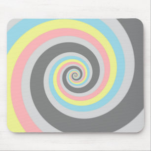 Abstract Demiflux Pride Flag Mouse Mat