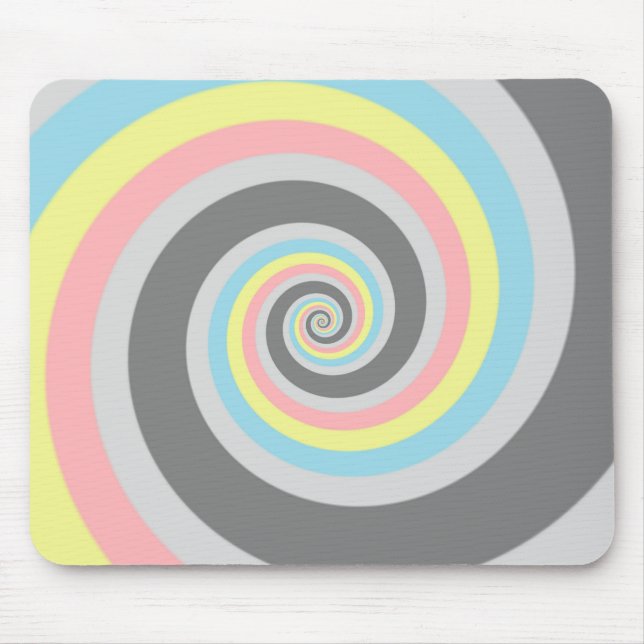 Abstract Demiflux Pride Flag       Mouse Mat (Front)