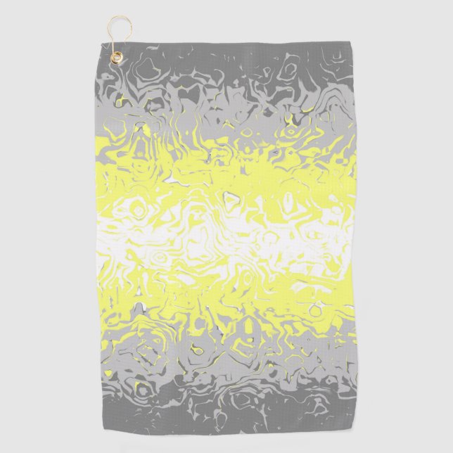 Abstract Demigender Pride Flag    Golf Towel (Front)