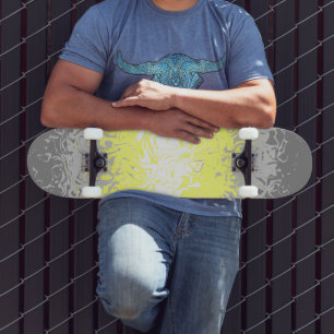 Abstract Demigender Pride Flag Skateboard
