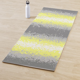 Abstract Demigender Pride Flag Yoga Mat