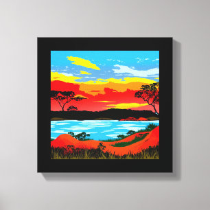 Abstract Desert Background #5 Canvas Print