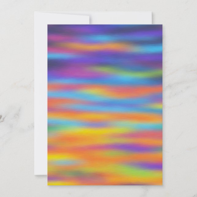 Abstract Desert Sunset Sky Artwork (Front)