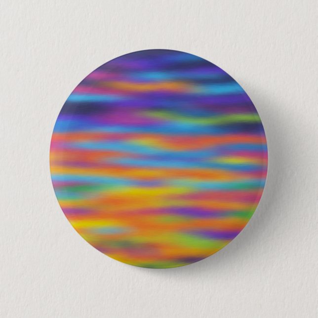 Abstract Desert Sunset Sky Artwork 6 Cm Round Badge (Front)