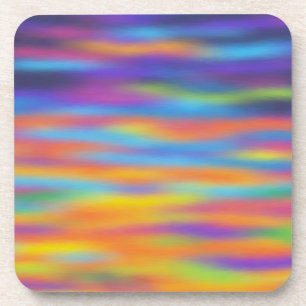 Abstract Desert Sunset Sky Artwork Coaster