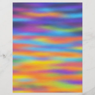 Abstract Desert Sunset Sky Artwork Flyer