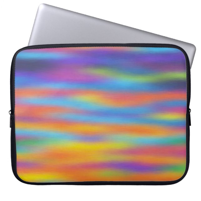 Abstract Desert Sunset Sky Artwork Laptop Sleeve (Front)