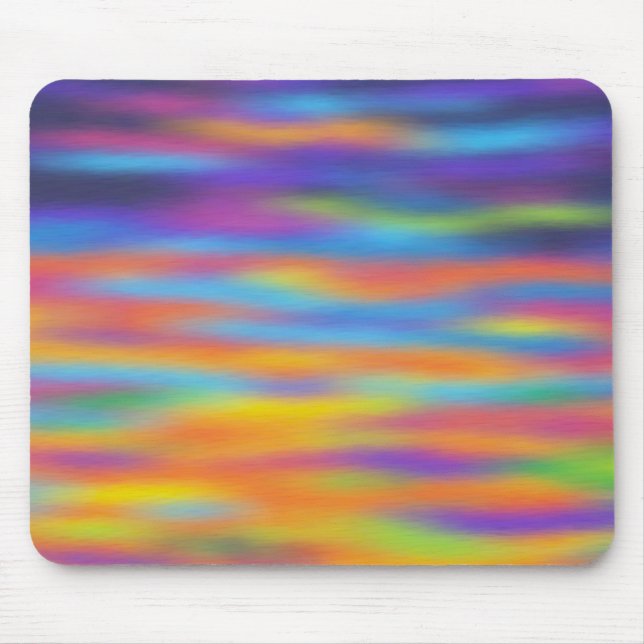 Abstract Desert Sunset Sky Artwork Mouse Mat (Front)