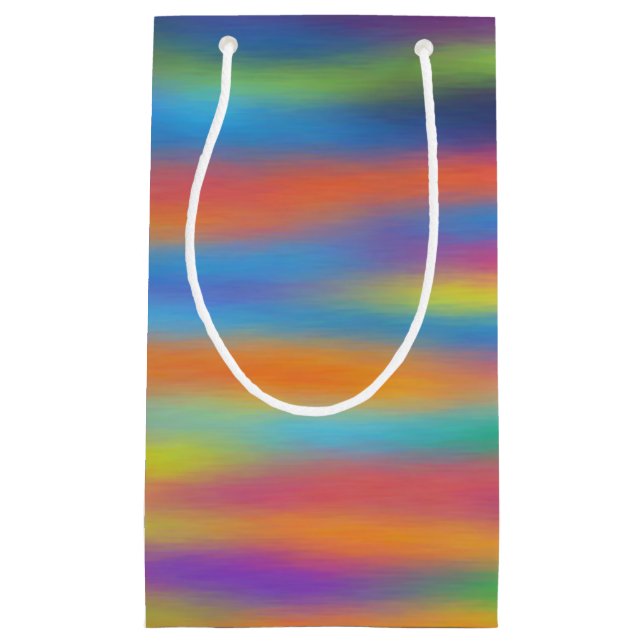 Abstract Desert Sunset Sky Small Gift Bag (Front)