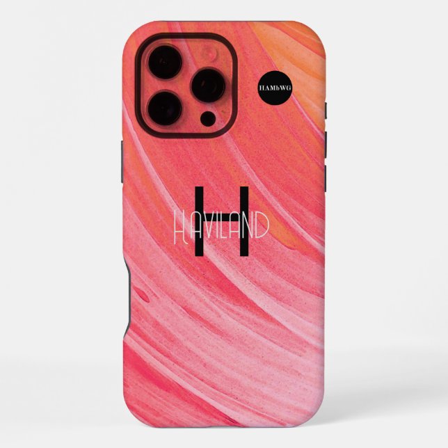 Abstract Design Cell Phone Case HAMbWG (Back)