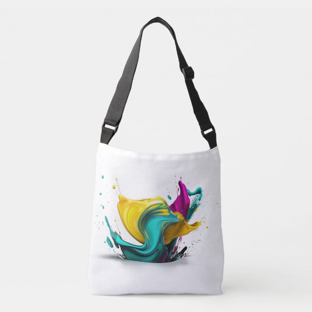 Abstract Design Crossbody Bag (Front)