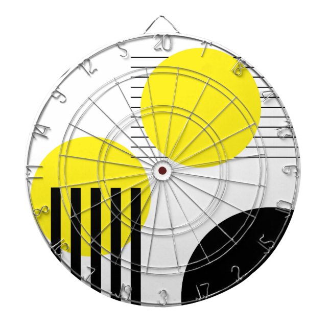 Abstract design dartboard (Front)