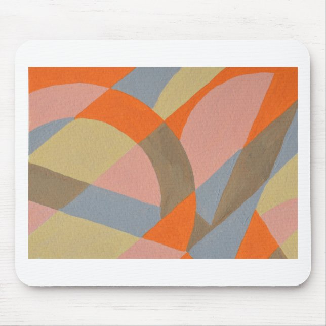 Abstract Design from Original Painting Mouse Mat (Front)