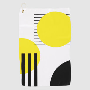 Abstract design golf towel